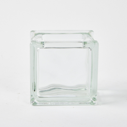 A West German Glass Brick Vase