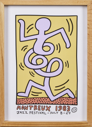 KEITH HARRING Montreux Jazz Festival Print