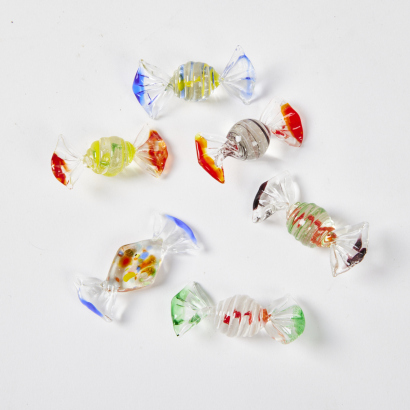 Six Murano Glass Lollies