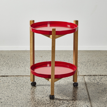 A Two Tiered Scandinavian Style Side Table