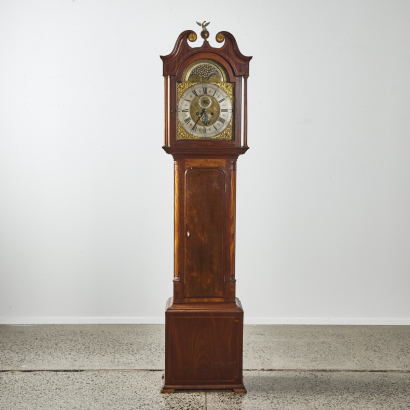 A James Robinson London Longcase Mahogany Clock