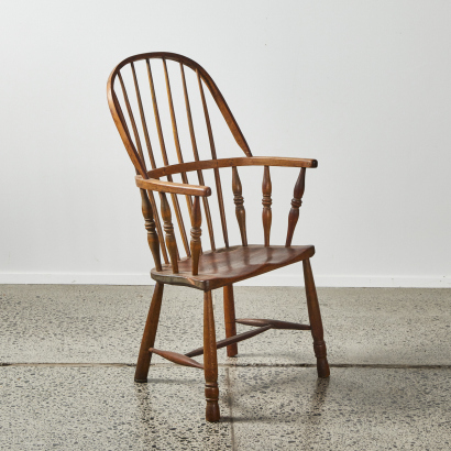 A Sack Back Windsor Chair