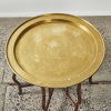 An Egyptian Brass Tray Table - 2