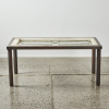 An Industrial Window Display Bench