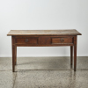 A Rustic Oak Console Table