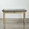 A French Labourers Table With A Tin Top