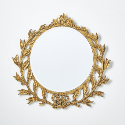 A Regency-Styled Giltwood Mirror