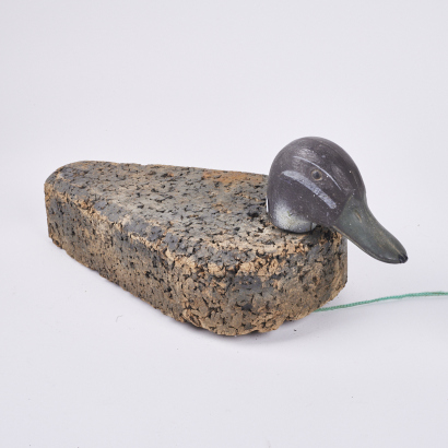 A Cork Duck Decoy