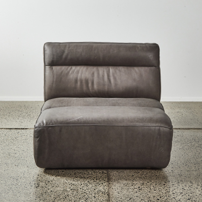 A Soren Lounge Chair In Leather From CoCo Republic