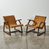 A Pair Of New Zealand Made Webbed Lounge Chairs