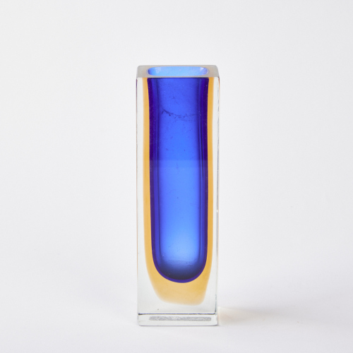 A Murano Glass Vase By Flavio Poli For Segues C1960