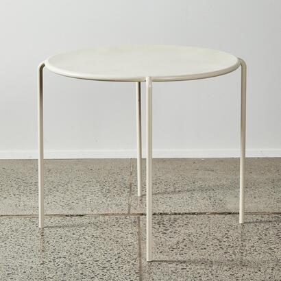 A Round Perforated Table
