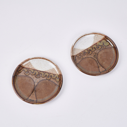 A Pair of Brian Gartside Plates