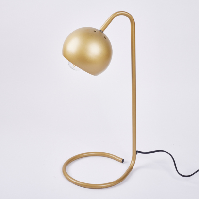 A MCM Minimal Gold Desk Lamp