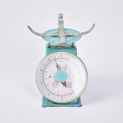 A Pair Of Vintage Japanese Made Globe Kitchen Scales