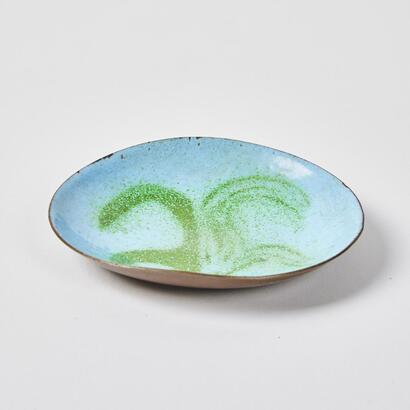 A Delware Enamel Dish