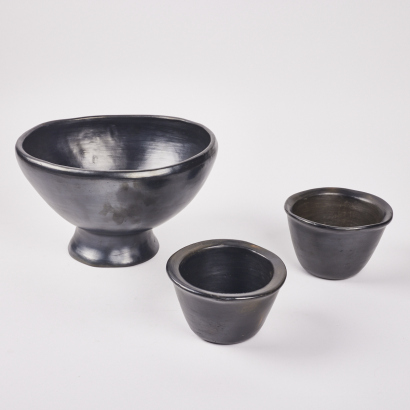 A Trio Of Ceramic Display Bowls