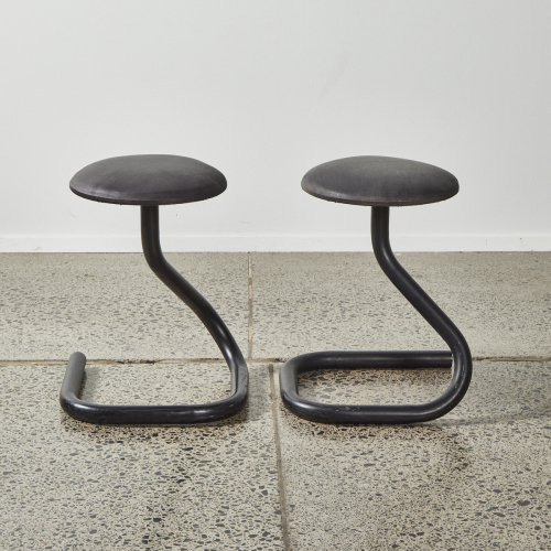 A Pair Of Iconic Paper Clip Stools