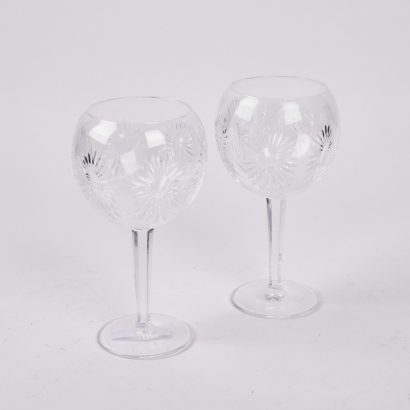 A Pair Of Waterford Millennium Toasting Goblets