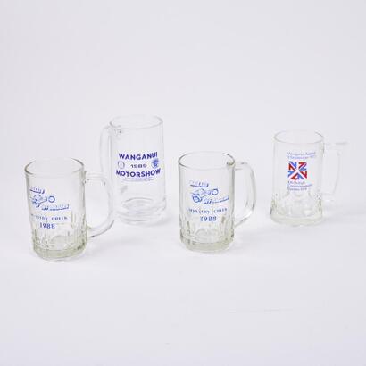 A Collection Of Four Vintage Beer Steins