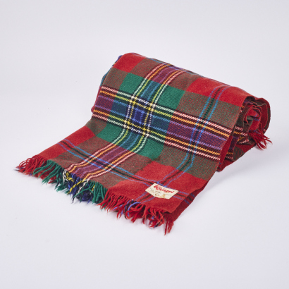 A Kaiapoi All Pure Wool Tartan Rug