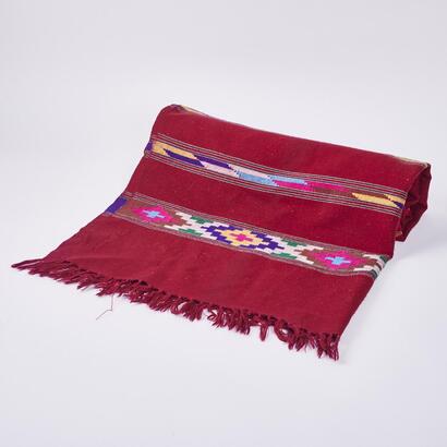 An Aztec Patterned Throw Blanket