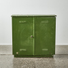 A Rustic Metal Storage Unit