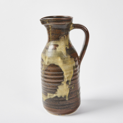 A Large Trickle Glaze Jug