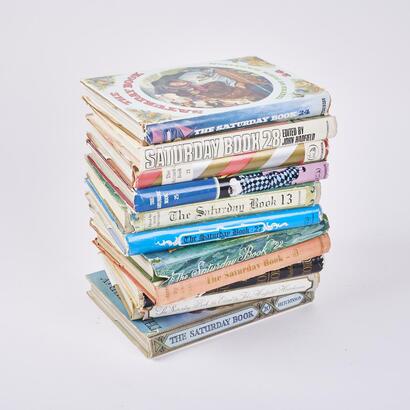 A Collection Of Nine Saturday Books Circa 1960