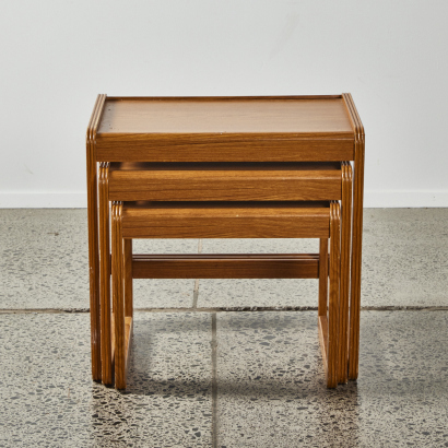 A Trio Of Mid Century Nesting Side Tables