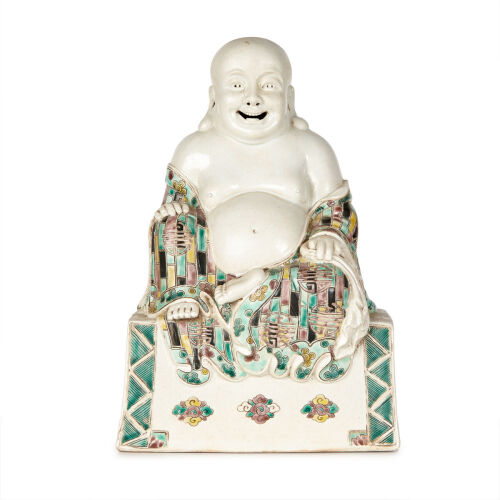 A Republican-era Plain Tricolor Maitreya Buddha