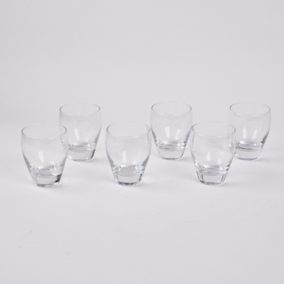A Set Of Six Vintage Whiskey Tumblers