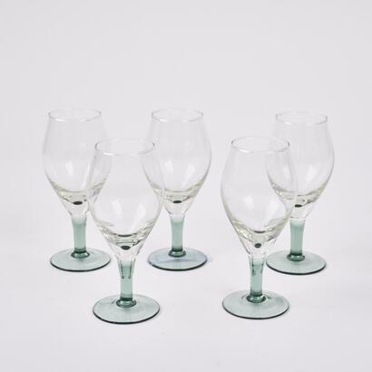 A Set Of Five Sherry Glasses
