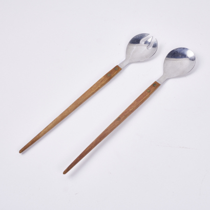 A Pair Of Mid Century Salad Servers