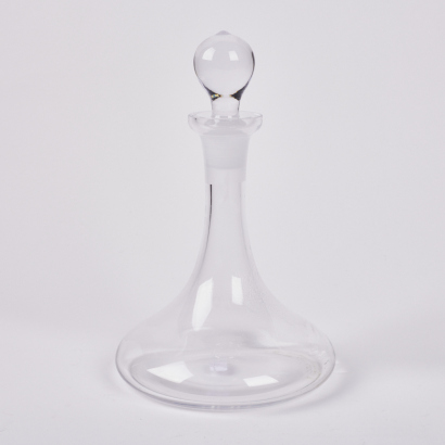 An Elegant Glass Decanter