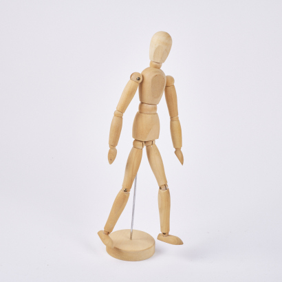 A Wooden Artists Mannequin