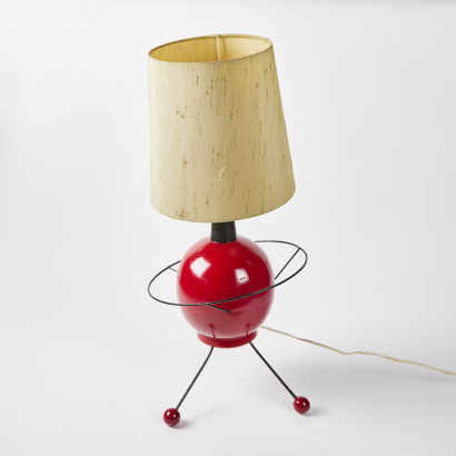 A Vintage Atomic Saturn Lamp
