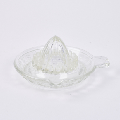 A Vintage Glass Lemon Juicer