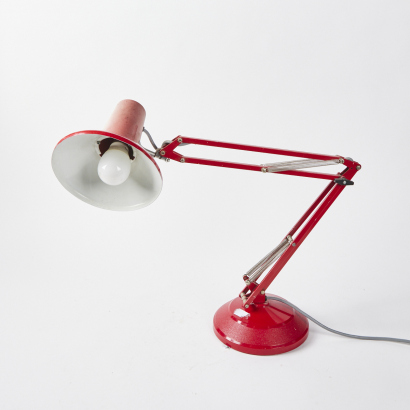 A Red Anglepoise Lamp