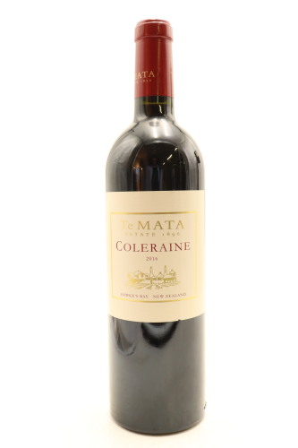 (1) 2016 Te Mata Estate Coleraine, Hawke's Bay