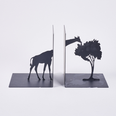 A Pair Of Novelty Giraffe Bookends