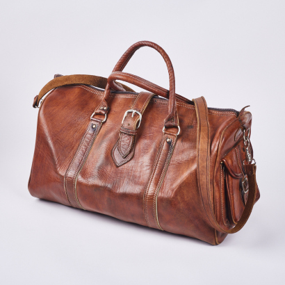 A Leather Travel Bag
