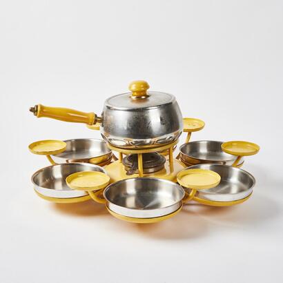 A Six Place Fondue Set