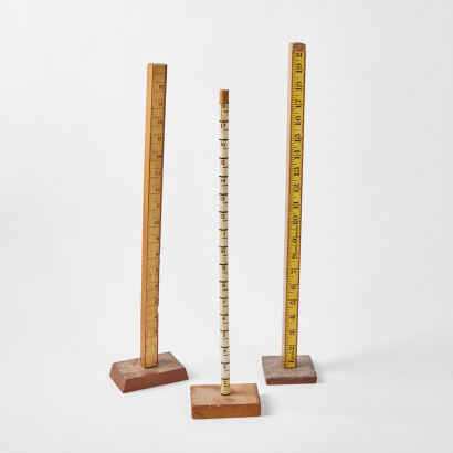 A Trio of Vertical Measuring Utensils