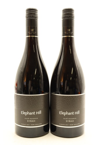 (2) 2018 Elephant Hill Reserve Syrah, Hawke's Bay [RC19] [JR16.5]