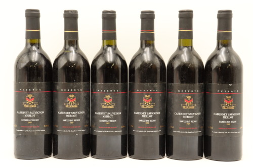 (6) 1989 Villa Maria Reserve Cabernet Sauvignon Merlot, Hawke's Bay