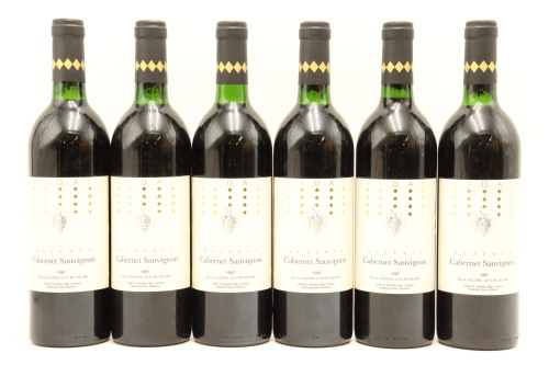 (6) 1987 Vidal Estate Reserve Merlot Cabernet Sauvignon, Hawke's Bay