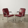 A Pair of Chrome Chairs by Warren McArthur