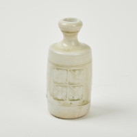 A Chester Nealie Celadon Poison Bottle With Imp