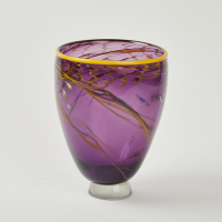 A Lynette Campbell Studio Glass Vase